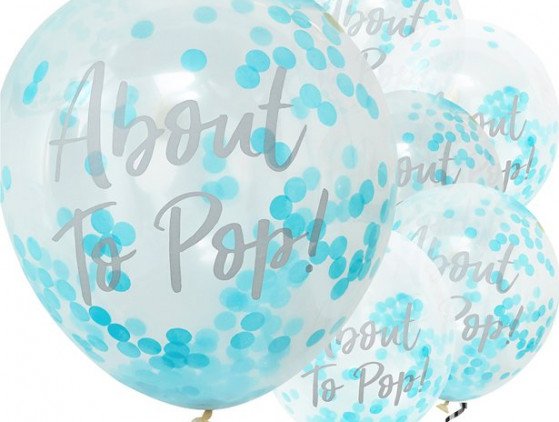 'About to pop' | Ballonnen | Blauw 